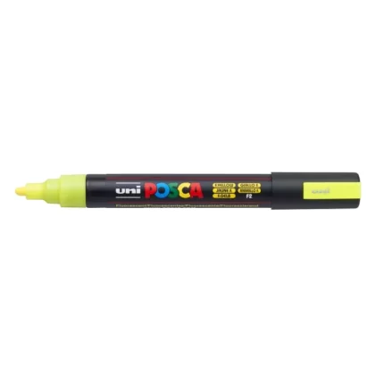 Μαρκαδόρος POSCA 2.5mm ΚΙΤΡΙΝΟ ΦΩΣΦΟΡΙΖΕ