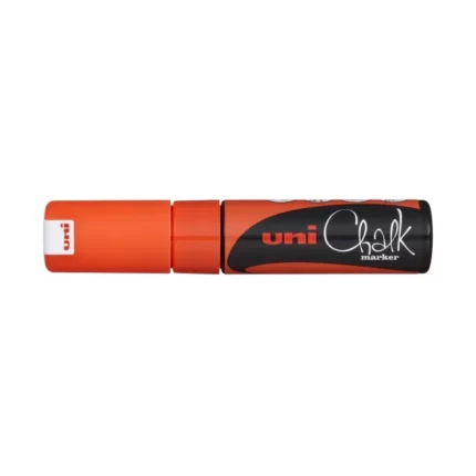 Μαρκαδόρος Uni-Ball Chalk Marker (υγρής κιμωλίας) 8mm Πορτοκαλί Φωσφοριζέ