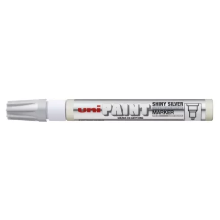 Μαρκαδόρος Uni-Ball Paint Ανεξίτηλος 2.2mm Ασημί Shiny