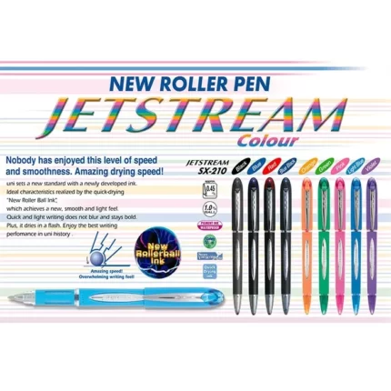 Στυλό Uni-Ball JETSTREAM Διαρκείας  1.0mm Ροζ (καπάκι)