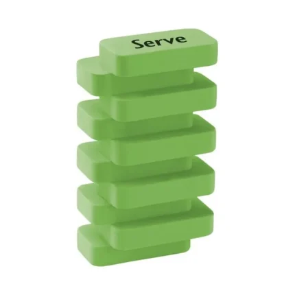 Γόμα Serve Steps Pastel Λαχανι