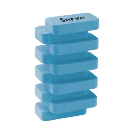 Γόμα Serve Steps Pastel Γαλάζιο