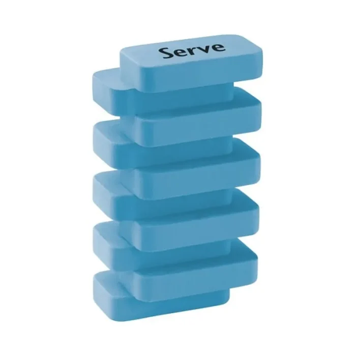Γόμα Serve Steps Pastel Γαλάζιο