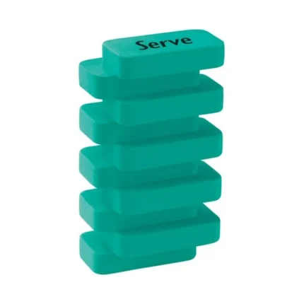 Γόμα Serve Steps Pastel Πετρόλ