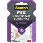 Αυτοκόλλητη Αφρώδης Ταινία Διπλής Όψης 3M Scotch Fix Λευκή 19mmx1.5m