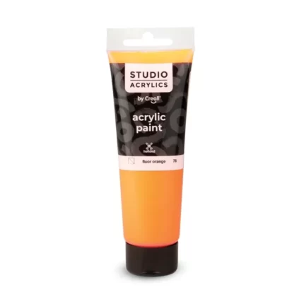 Ακρυλικά χρώματα Creall Studio 120 ml (Fluor Orange 76)
