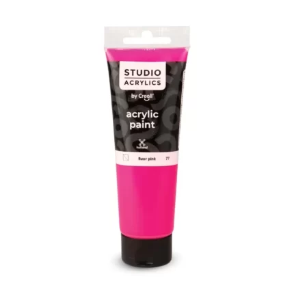 Ακρυλικά χρώματα Creall Studio 120 ml (Fluor Pink 77)