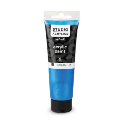 Ακρυλικά χρώματα Creall Studio 120 ml (Metallic Blue 26)