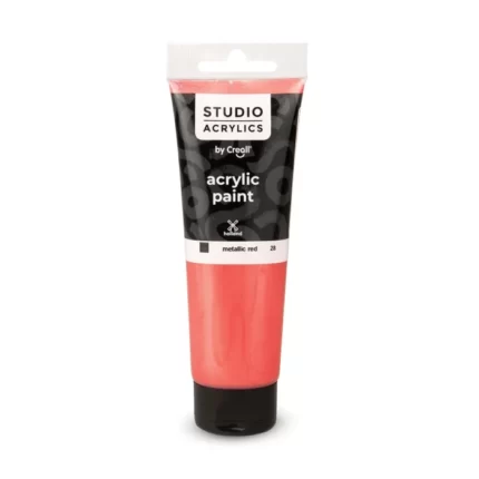 Ακρυλικά χρώματα Creall Studio 120 ml (Metallic Red 28)