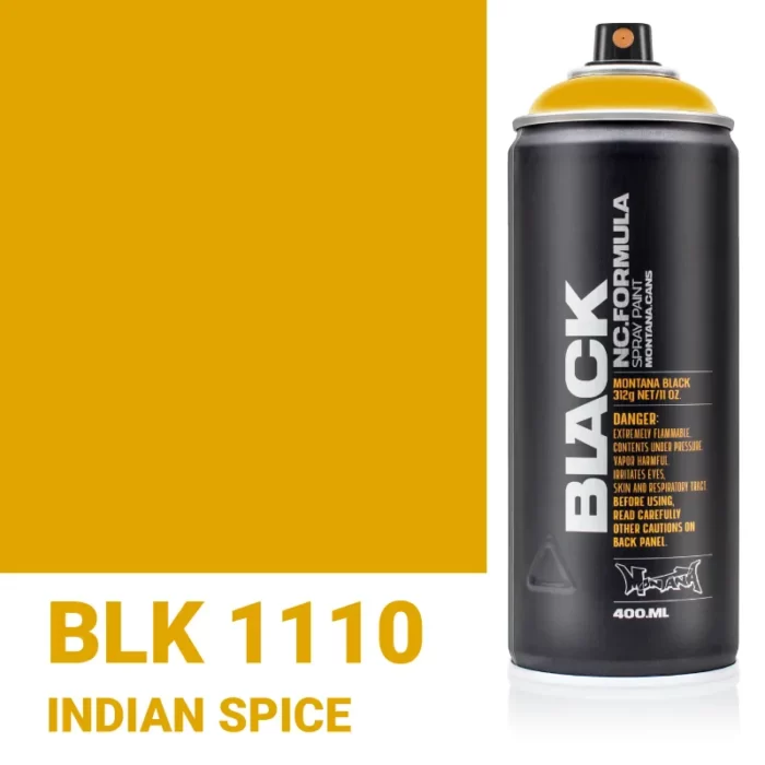 Σπρέι Graffiti Montana Black Cans 400 BLK 1110 Indian Spice