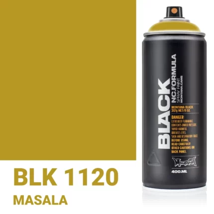 Σπρέι Graffiti Montana Black Cans 400 BLK 1120 Masala