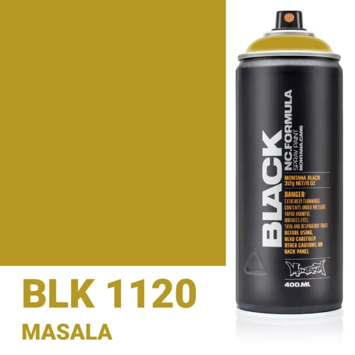 Σπρέι Graffiti Montana Black Cans 400 BLK 1120 Masala