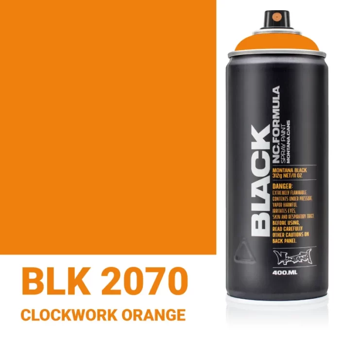 Σπρέι Graffiti Montana Black Cans 400 BLK 2070 Clockwork Orange
