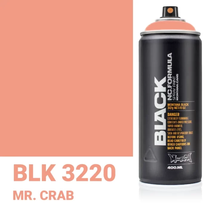 Σπρέι Graffiti Montana Black Cans 400 BLK 3220 Mr. Crab