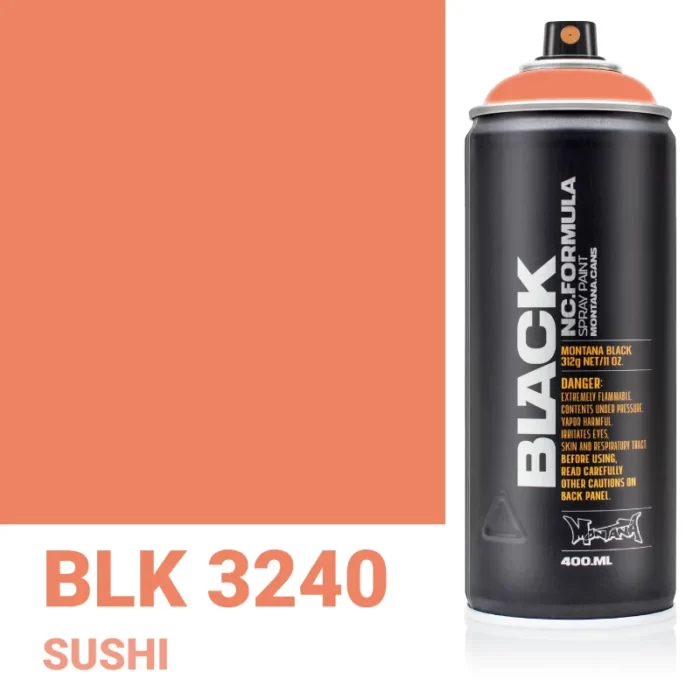 Σπρέι Graffiti Montana Black Cans 400 BLK 3240 Sushi