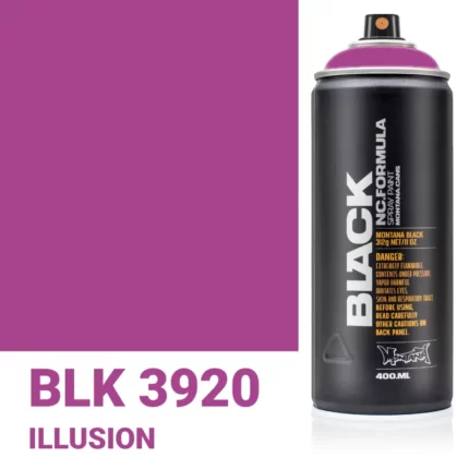 Σπρέι Graffiti Montana Black Cans 400 BLK 3920 Illusion