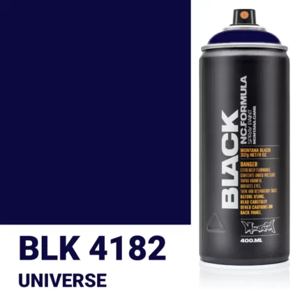 Σπρέι Graffiti Montana Black Cans 400 BLK 4182 Universe