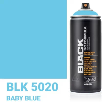 Σπρέι Graffiti Montana Black Cans 400 BLK 5020 Baby Blue
