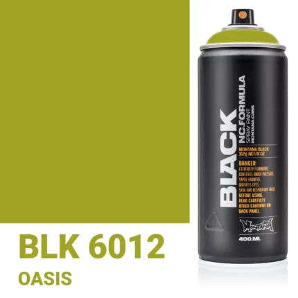 Σπρέι Graffiti Montana Black Cans 400 BLK 6012 Oasis