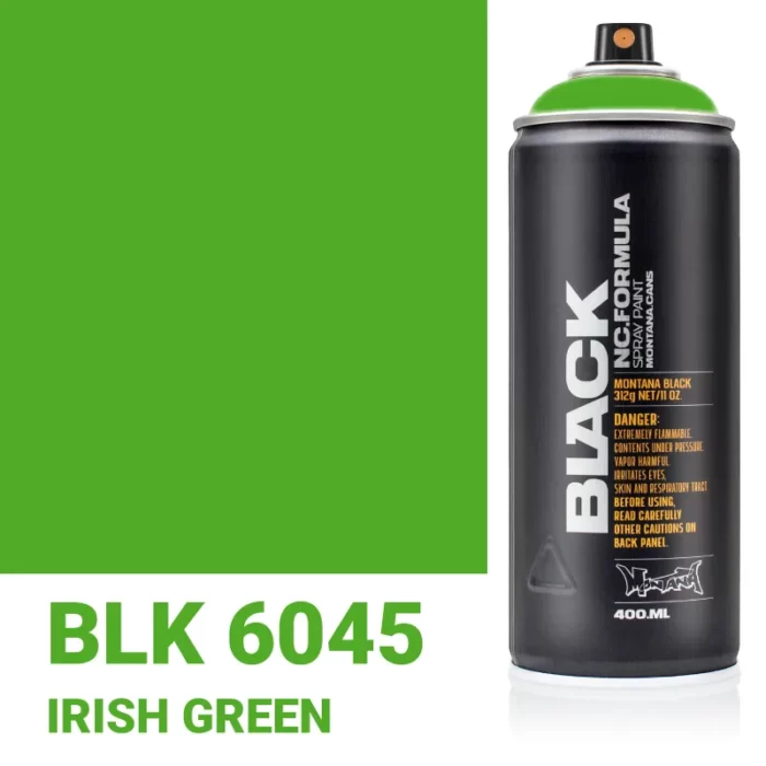 Σπρέι Graffiti Montana Black Cans 400 BLK 6045 Irish Green