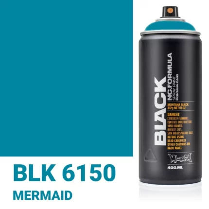 Σπρέι Graffiti Montana Black Cans 400 BLK 6150 Mermaid
