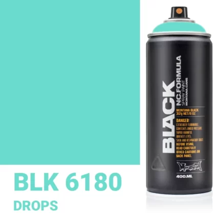 Σπρέι Graffiti Montana Black Cans 400 BLK 6180 Drops
