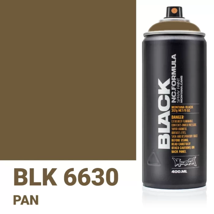 Σπρέι Graffiti Montana Black Cans 400 BLK 6630 Pan