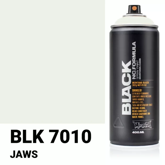 Σπρέι Graffiti Montana Black Cans 400 BLK 7010 Jaws