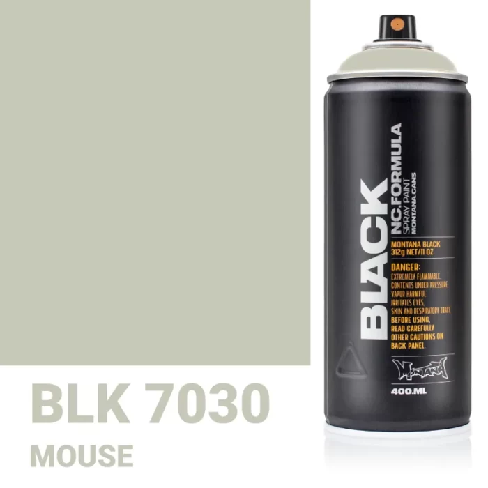 Σπρέι Graffiti Montana Black Cans 400 BLK 7030 Mouse