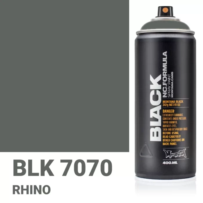 Σπρέι Graffiti Montana Black Cans 400 BLK 7070 Rhino