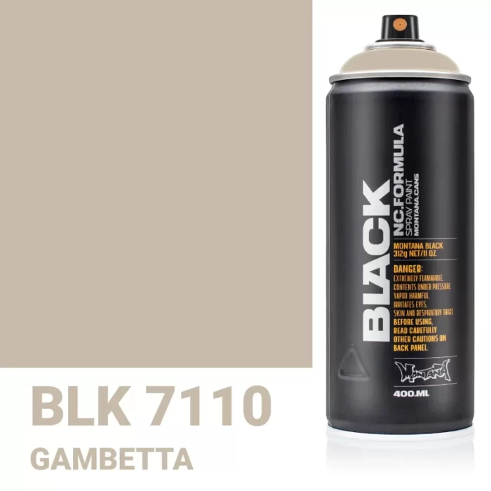 Σπρέι Graffiti Montana Black Cans 400 BLK 7110 Gambetta