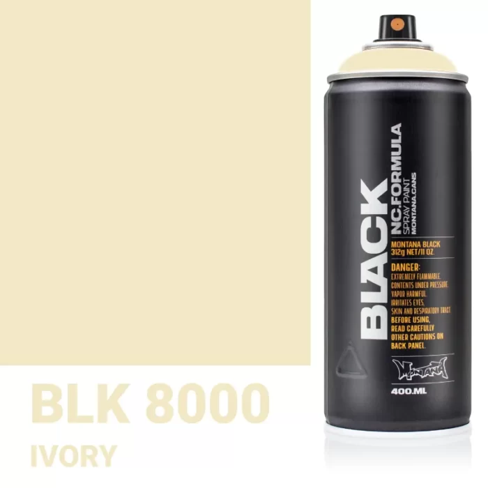 Σπρέι Graffiti Montana Black Cans 400 BLK 8000 Ivory