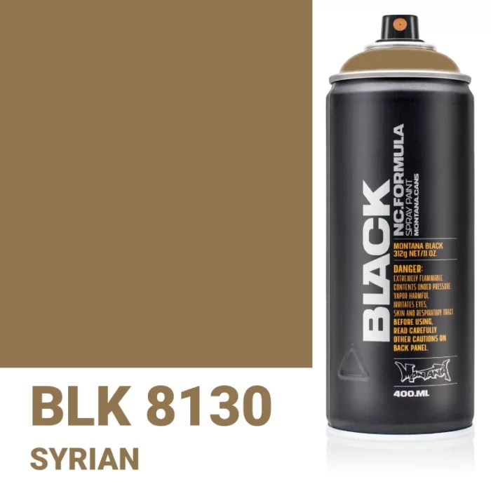 Σπρέι Graffiti Montana Black Cans 400 BLK 8130 Syrian