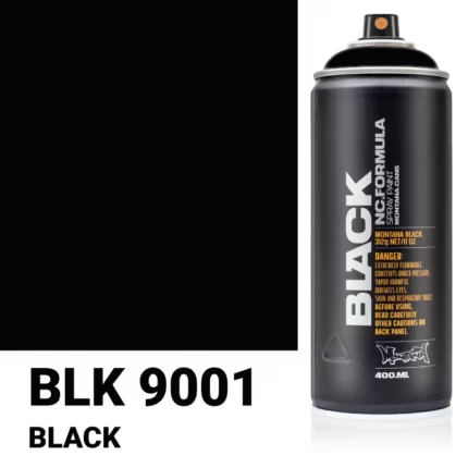 Σπρέι Graffiti Montana Black Cans 400 BLK 9001 Black