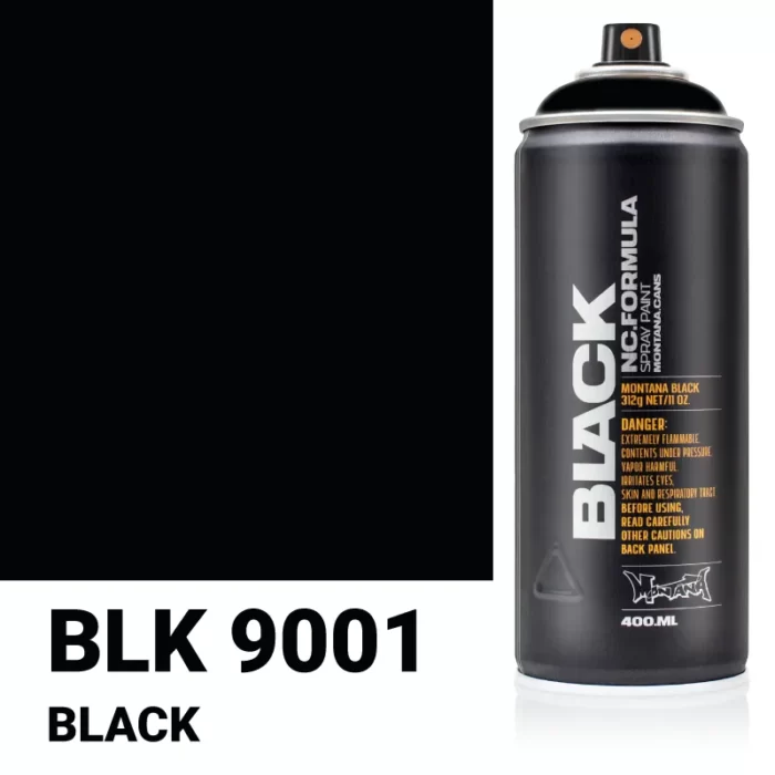 Σπρέι Graffiti Montana Black Cans 400 BLK 9001 Black