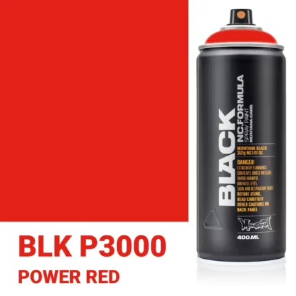 Σπρέι Graffiti Montana Black Cans 400 BLK P 3000 Power Red