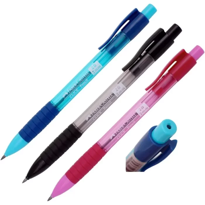 Μηχανικό Μολύβι Faber-Castell Click Pencile (με ξύστρα-κατάλληλο για σχέδιο) 2.00mm