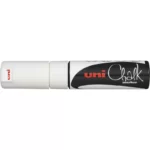 Μαρκαδόρος Υγρής Κιμωλίας Uni Chalk Marker White 8mm