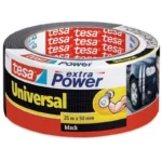 Υφασμάτινη Ταινία Extra Power Universal Μαύρη 25m X 50mm