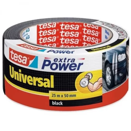 Υφασμάτινη Ταινία Extra Power Universal Μαύρη 25m X 50mm