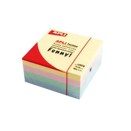 APLI NOTES PASTEL 75Χ75 ΚΥΒΟΣ ΑΥΤΟΚΟΛΛΗΤΑ 400Φ