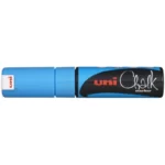 Μαρκαδόρος Υγρής Κιμωλίας Uni Chalk Marker Light Blue 8mm