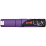 Μαρκαδόρος Υγρής Κιμωλίας Uni Chalk Marker Violet 8mm
