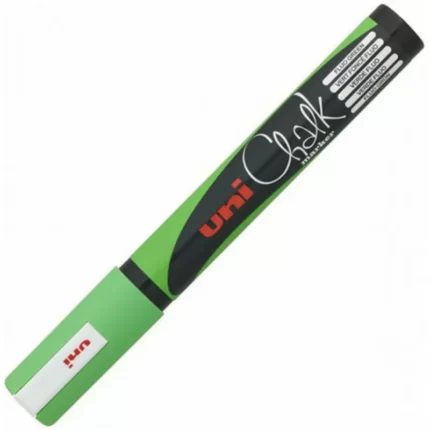Μαρκαδόρος Υγρής Κιμωλίας Uni Chalk Marker Fluo Green