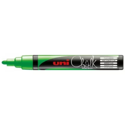 Μαρκαδόρος Υγρής Κιμωλίας Uni Chalk Marker Fluo Green