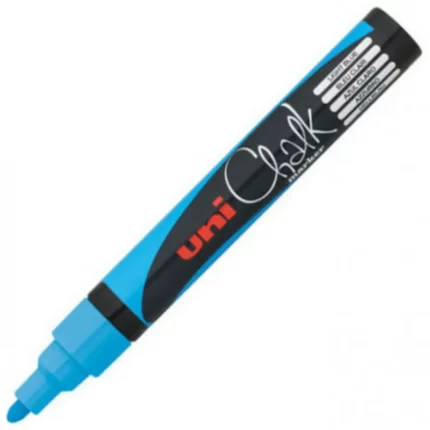 Μαρκαδόρος Υγρής Κιμωλίας Uni Chalk Marker Light Blue