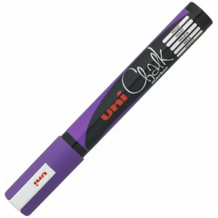 Μαρκαδόρος Υγρής Κιμωλίας Uni Chalk Marker Violet