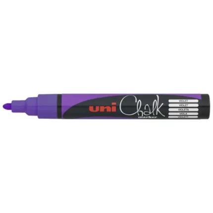Μαρκαδόρος Υγρής Κιμωλίας Uni Chalk Marker Violet
