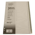 Διαχωριστικά Groovy για κλασέρ πλαστικά Α4 1-31