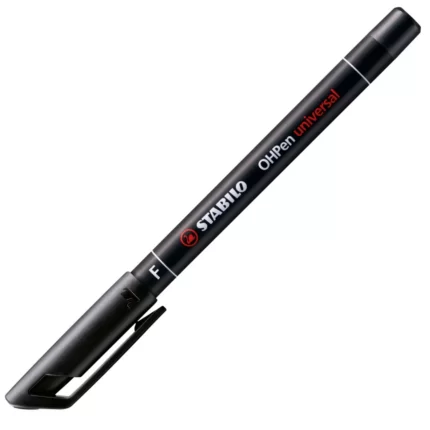 Μαρκαδόρος Stabilo OHPEN Universal F Μαύρος Ανεξίτηλος